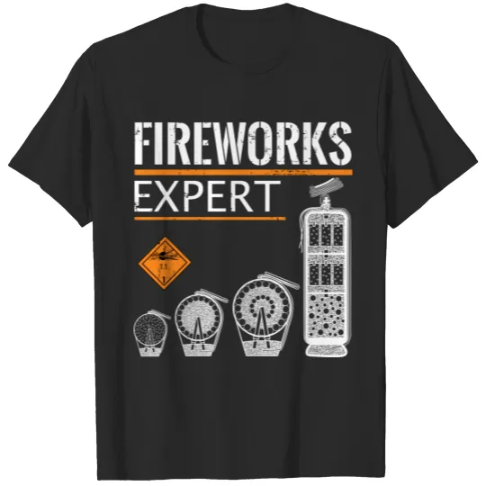 Discover Fireworks Expert Pyro T-shirt