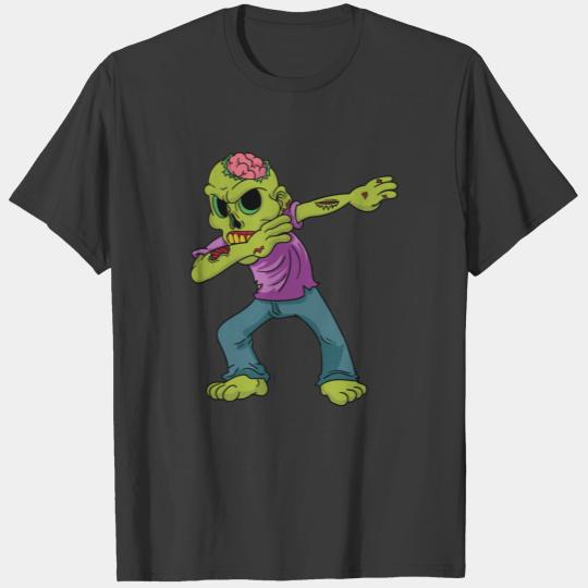 Halloween Ghost Zombie Dabbing Dance Spook Gift T-shirt