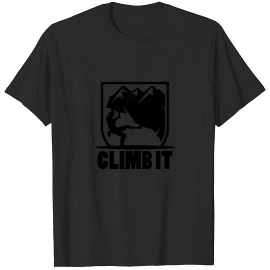 Discover Climb | Climbers Rock Climbing Sports Gifts T-shirt