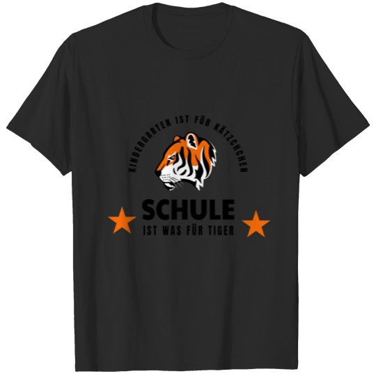 Kaetzchen Tiger Schulanfang T-shirt