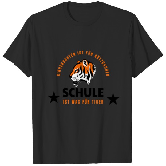 Discover Schule für Tiger Schulanfang T-shirt