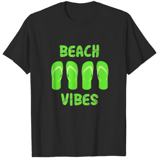Discover Beach Vibes Shoe Sun Sandals Summer style T-shirt