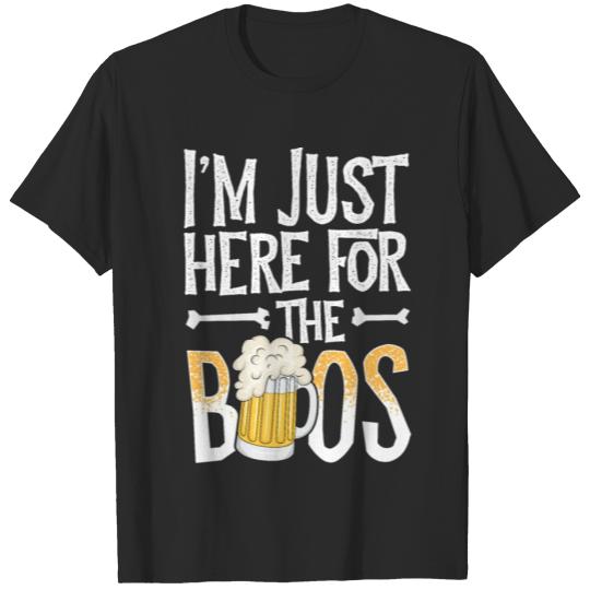 Discover I'm Just Here For The Boos TShirt Beer Booze T-shirt