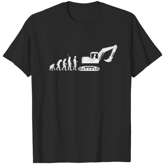 Discover Evolution Excavator T-shirt