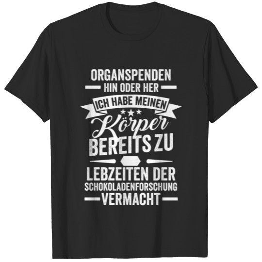 Discover Chocolate Funny saying T-shirt