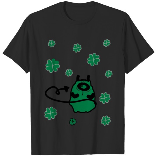 Discover Monster with clover leaves T-shirt