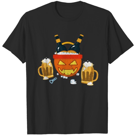Discover Jack O Lantern with Beer Halloween T-shirt