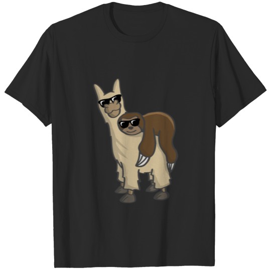 Discover Sloth Chills on Lama Alpaca Cool gift T-shirt