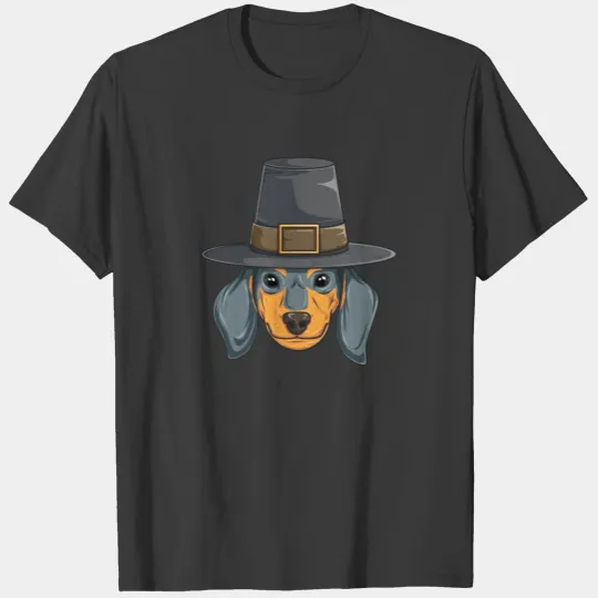 Dachshund Thanksgiving Funny Dog Lover Gift T-shirt