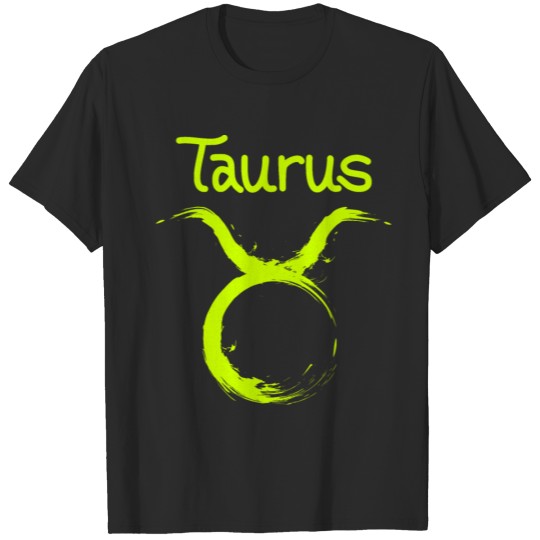 Taurus zodiac bull icon T-shirt