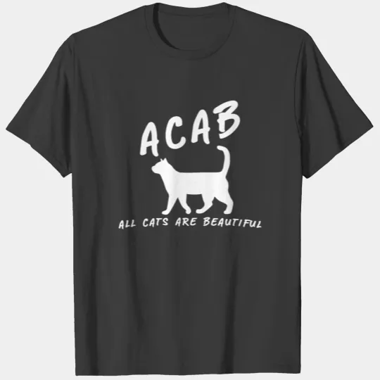ACAB All Cats are beautiful T-shirt