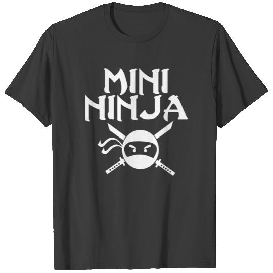 mini ninja father son matching outfit cool awesome T-shirt
