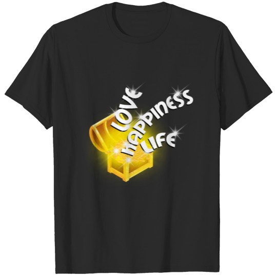 Discover open treasure chest love happiness life T-shirt