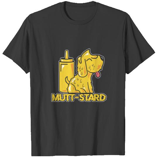 Mustard Dog Funny Yellow Doggo Animal Pun T-shirt