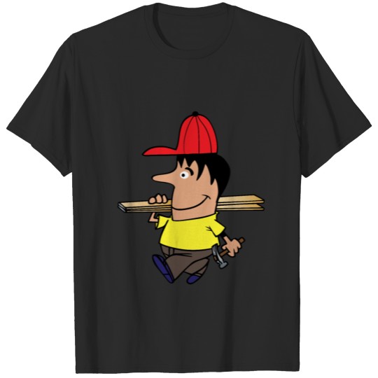 Discover craftsman on the building site, master builder ham T-shirt