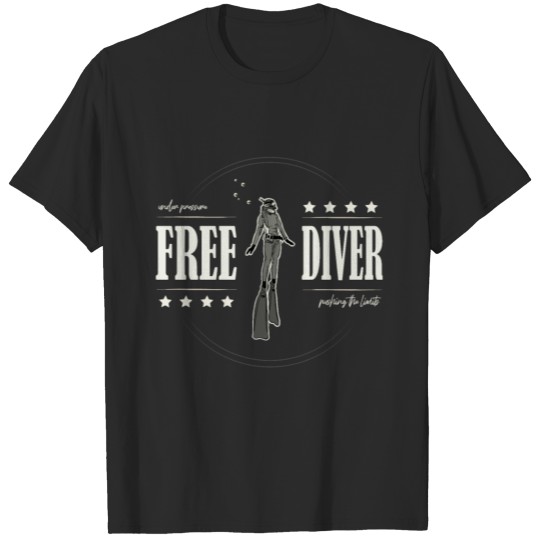 Freediver - Apnoe - under pressure - one breath T-shirt