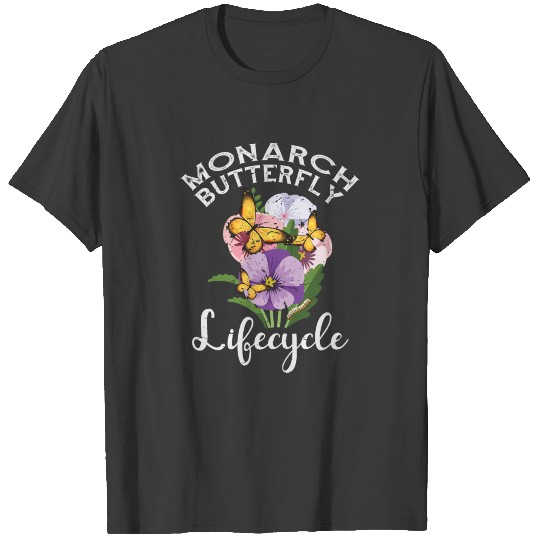 Butterfly Transformations Monarch Lifecycle T-shirt