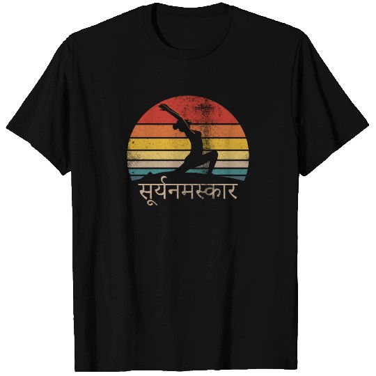 Surya Namaskara Sun Salutation Yoga T-shirt