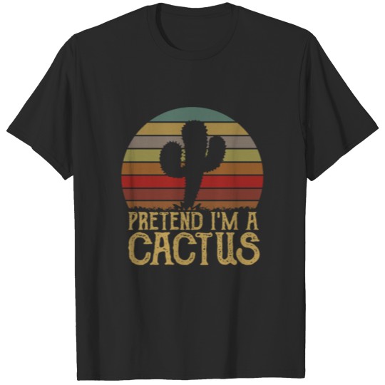 Discover Pretend I'm A Cactus Easy Halloween Matching Party T-shirt