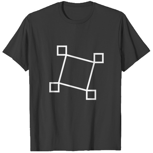 Five Squares - White T-shirt
