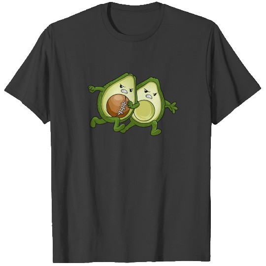 Avocado Football Gift Funny Football Player Tackel T-shirt