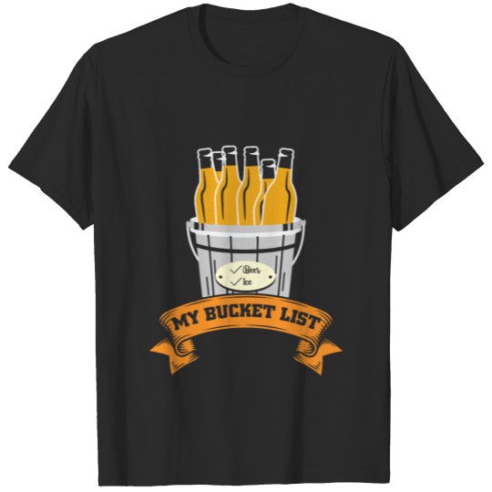 Discover My Bucket List Beer Ice Pool Party T-shirt