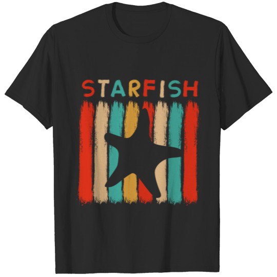 Discover 70s Vintage Sea Star Beach Quote Gift Starfish T-shirt