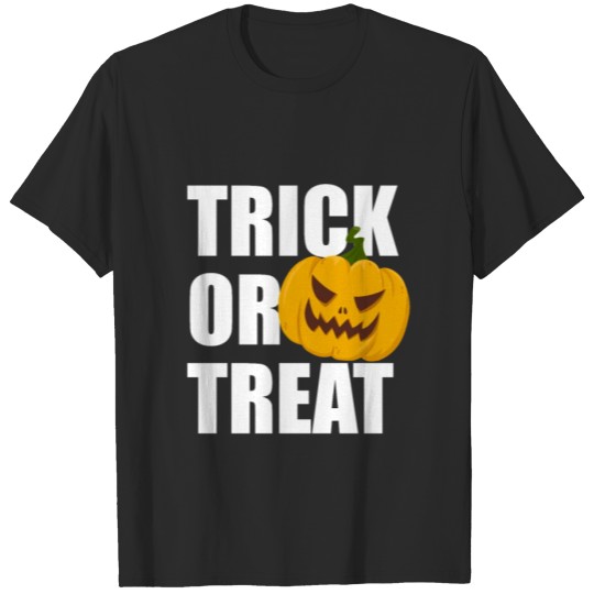 Discover Halloween Scary Horror Pumpkin Trick or Treat T-shirt