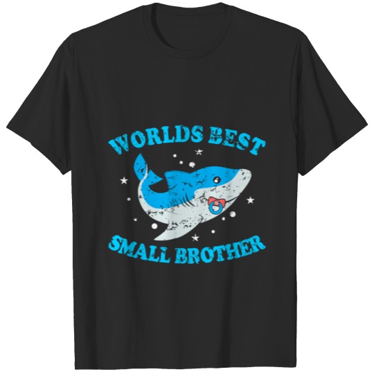 Kids Best Small Brother Shark Shark T-shirt