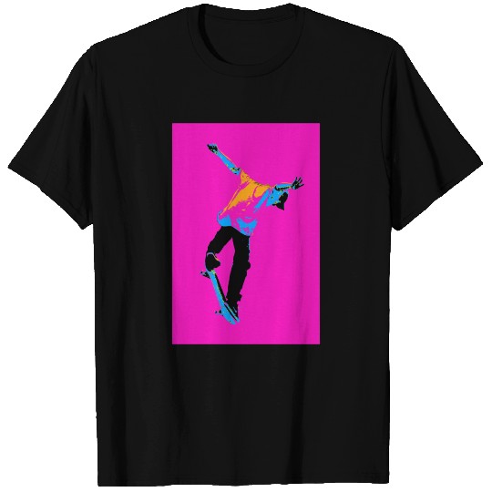 "Flipping the Deck" Skateboarding Stunt T-shirt