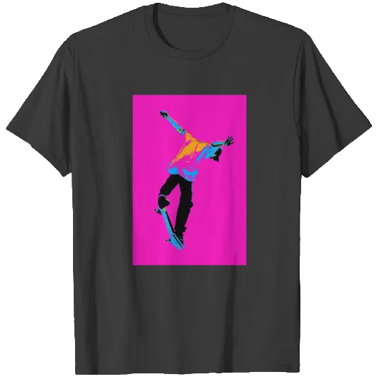 "Flipping the Deck" Skateboarding Stunt T-shirt