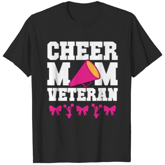 Discover Cheer Mom Veteran T-shirt