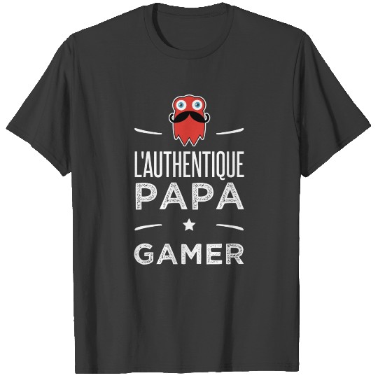 Discover L authentic papa gamer T-shirt