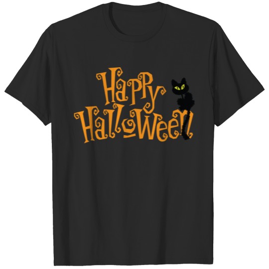 Discover Halloween Cat T-shirt