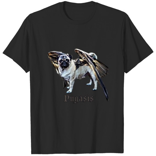 Discover Pugasis2 cute winged pug T-shirt