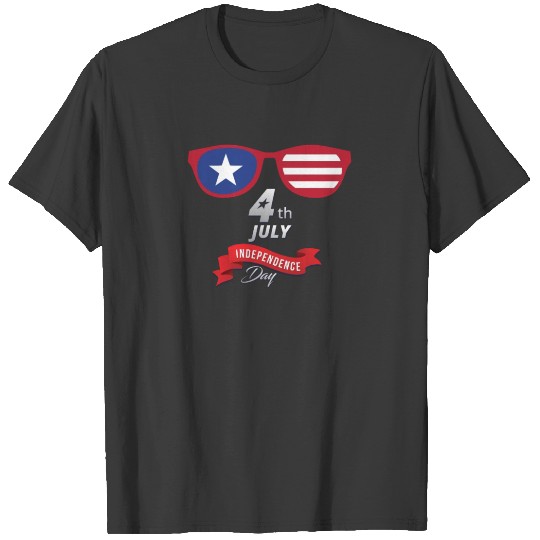 4th of July American Flag Vintage USA Men Women T-shirt