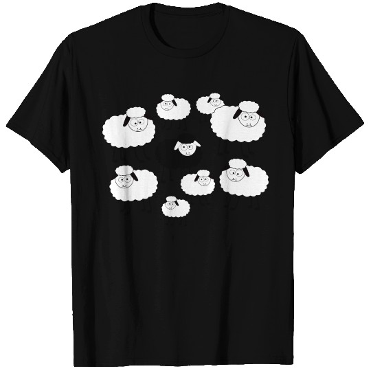 black sheep funny farmers shirt T-shirt