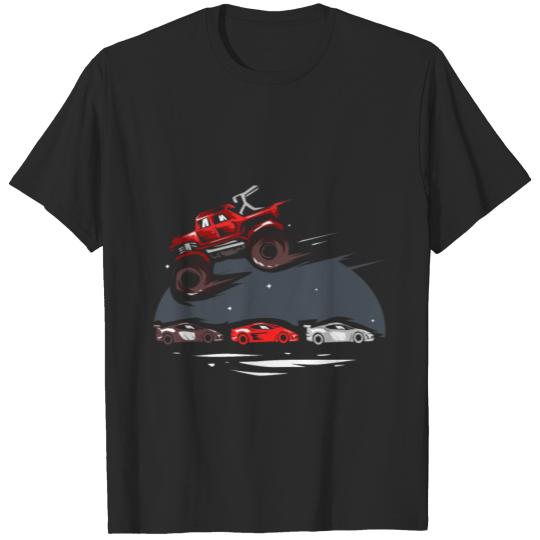 Discover Monster Truck jump T-shirt