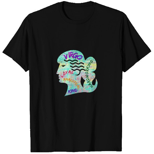 Zodiac Virgo Earth Sign design T-shirt