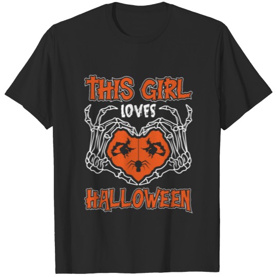 Discover THIS GIRL LOVES HALLOWEEN T-shirt