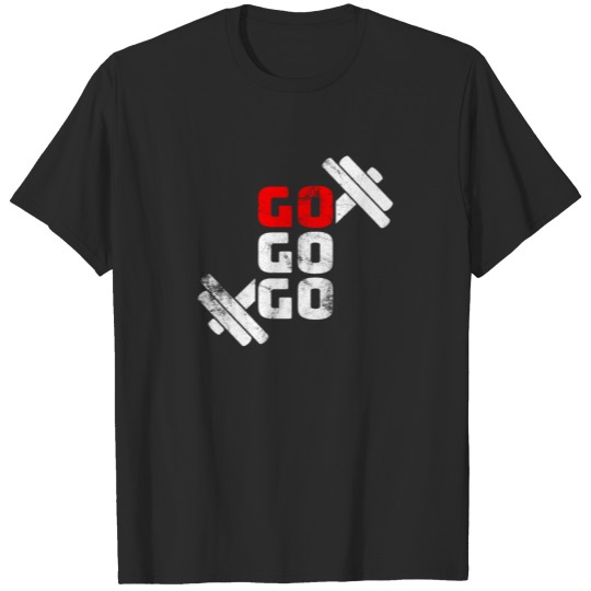 GO! Workout Vintage Weights Fitness / Gift Idea T-shirt