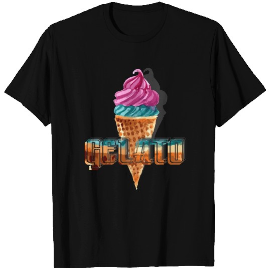 Popsicle and Ice Cream - Fresh Summer - Gelato T-shirt