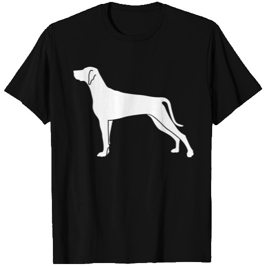 Weimaraner Silhouette white T-shirt