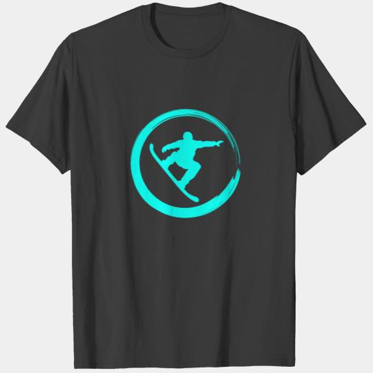 Snowboarding Mountains winter Sports T-shirt