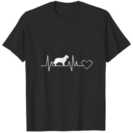 Discover Golden Retriever Dog T Shirt - Heartbeat T-shirt