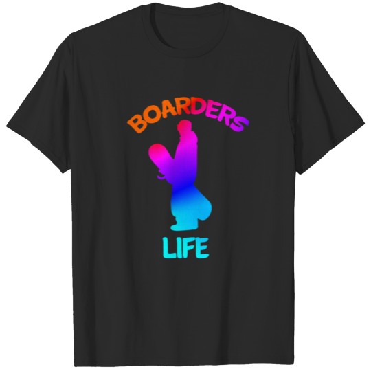 Discover Snowboarder snowboarding Boarders Life T-shirt