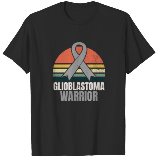 Discover Glioblastoma Awareness Vintage Retro Sunset Gift T-shirt