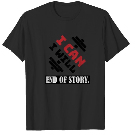 Discover I can. I will. End of Story. Motivation Vintage T-shirt