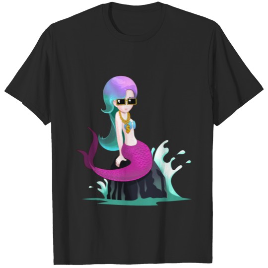 Chibi Anime Gangster Mermaid Gangsta Lover T-shirt