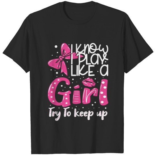 Discover I know i play like a girl - Snooker Billiard Pool T-shirt